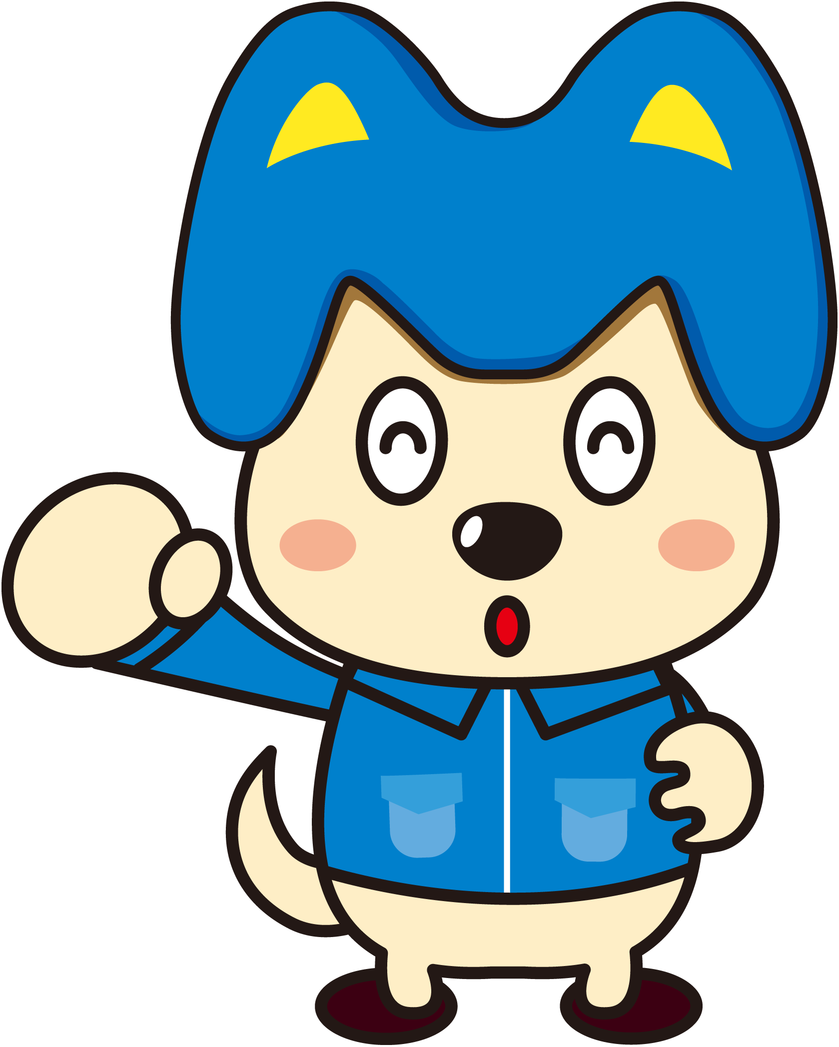 エンジくんイラスト