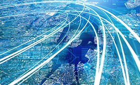 通信ネットワークイメージ画像