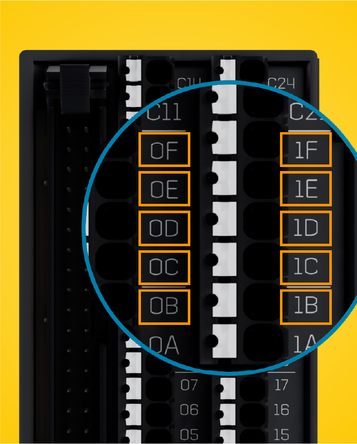 スプリングクランプ端子台_横250mm