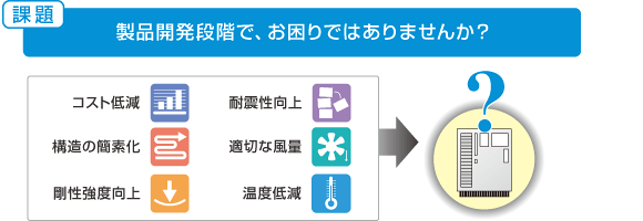 課題:製品開発段階でお困りではありませんか？