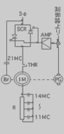 サイリスタ制御の単線図１
