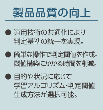 製品品質の向上
